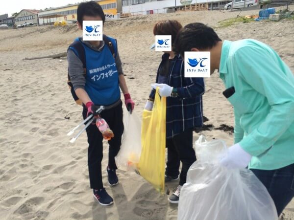 新潟市 関屋浜清掃