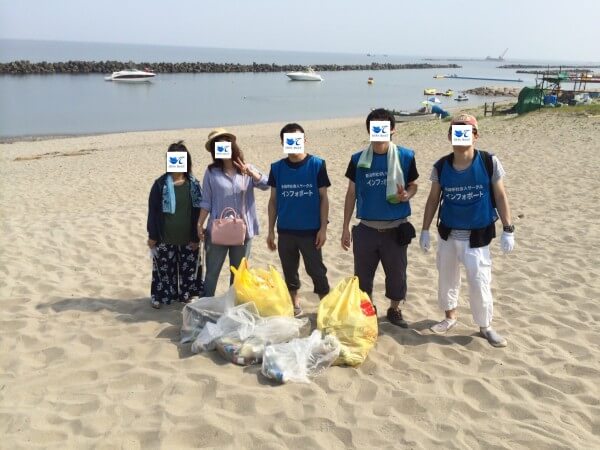新潟市 関屋浜掃除